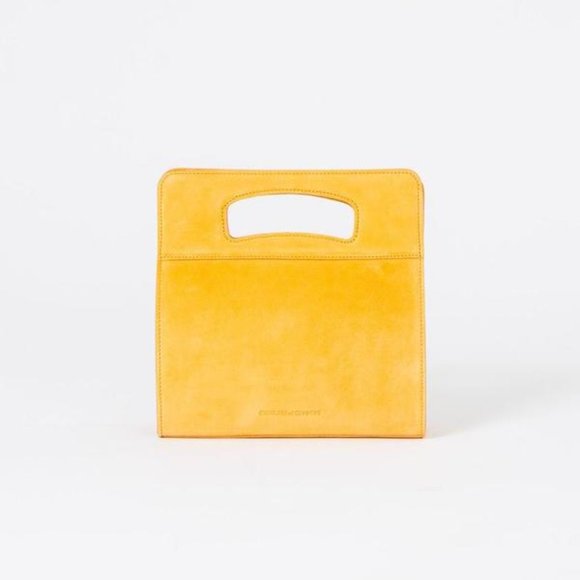 NWT!! gorgeous CREATURES OF COMFORT Gilda Bag - Suede Grey/ Blue - Picture 9 of 12